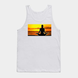 Yoga on Beach Tank Top